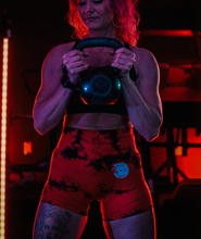 Load image into Gallery viewer, Phases High-Waisted Tie Dye Spandex Shorts