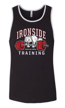 Load image into Gallery viewer, IRON CAT Black &amp; Gray Jersey Tank
